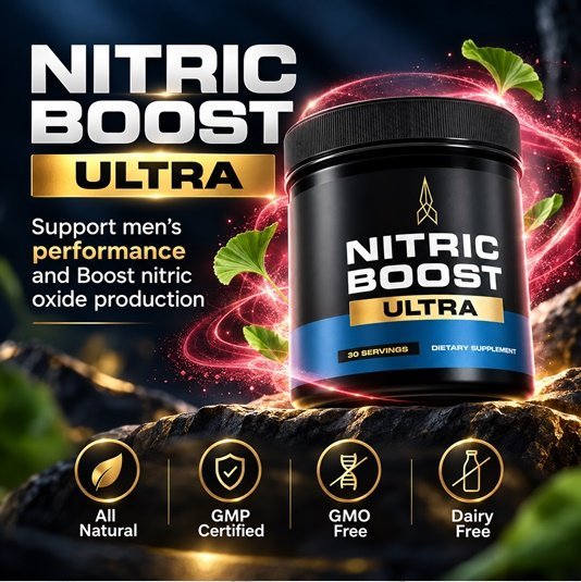 Nitric Boost Ultra nitric oxide supplement bottle
